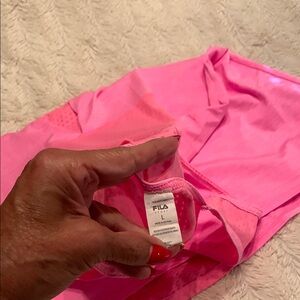 Fila Neon Pink Sports Shorts